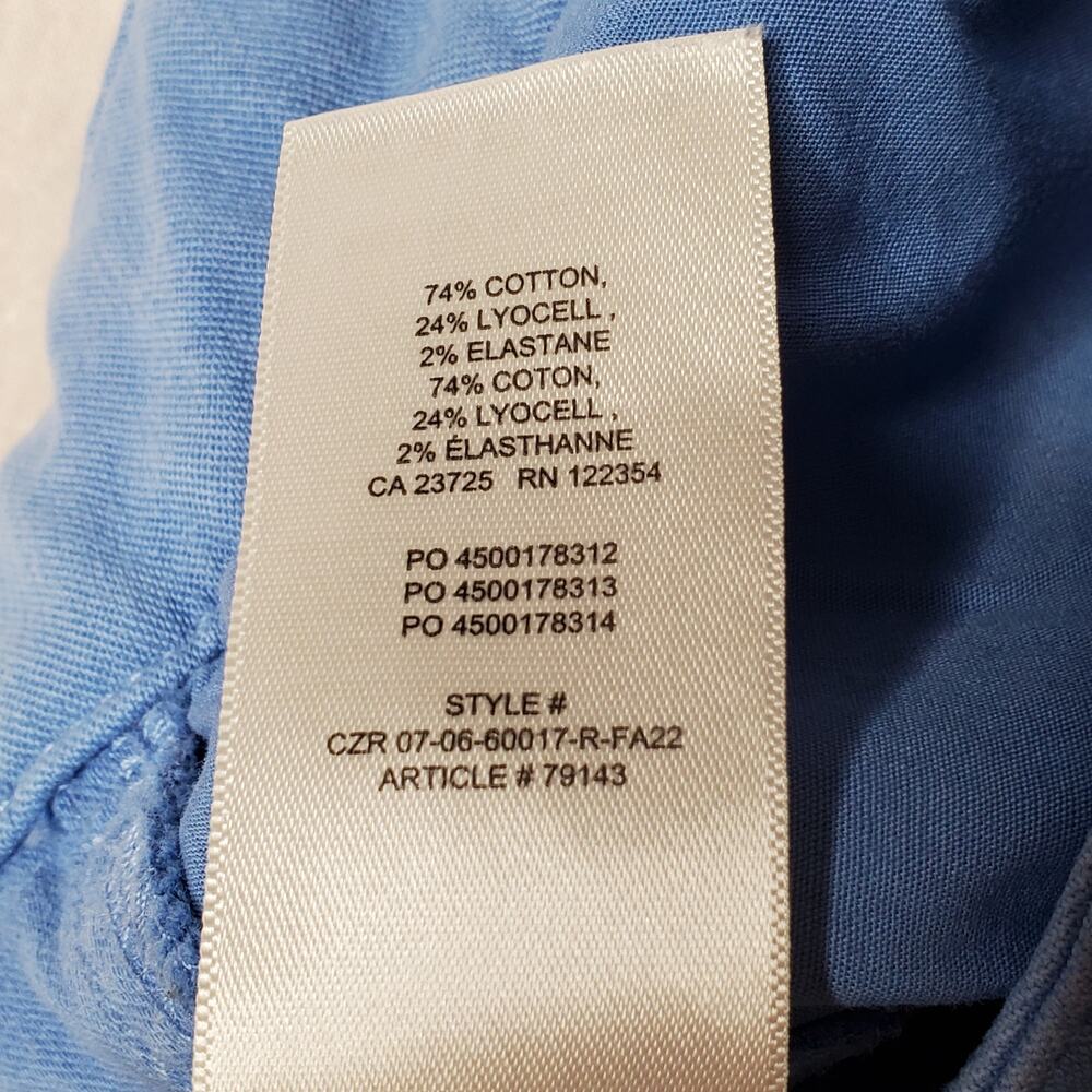 Aritzia Wilfred Free Women's Size 4 Brennan High Waist Utility Pants Blue - Picture 9 of 9
